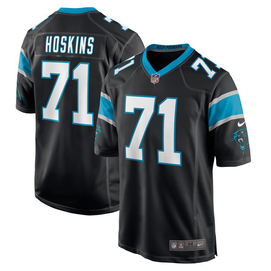 Men Carolina Panthers #71 Phil Hoskins Nike Black Game NFL Jersey->carolina panthers->NFL Jersey